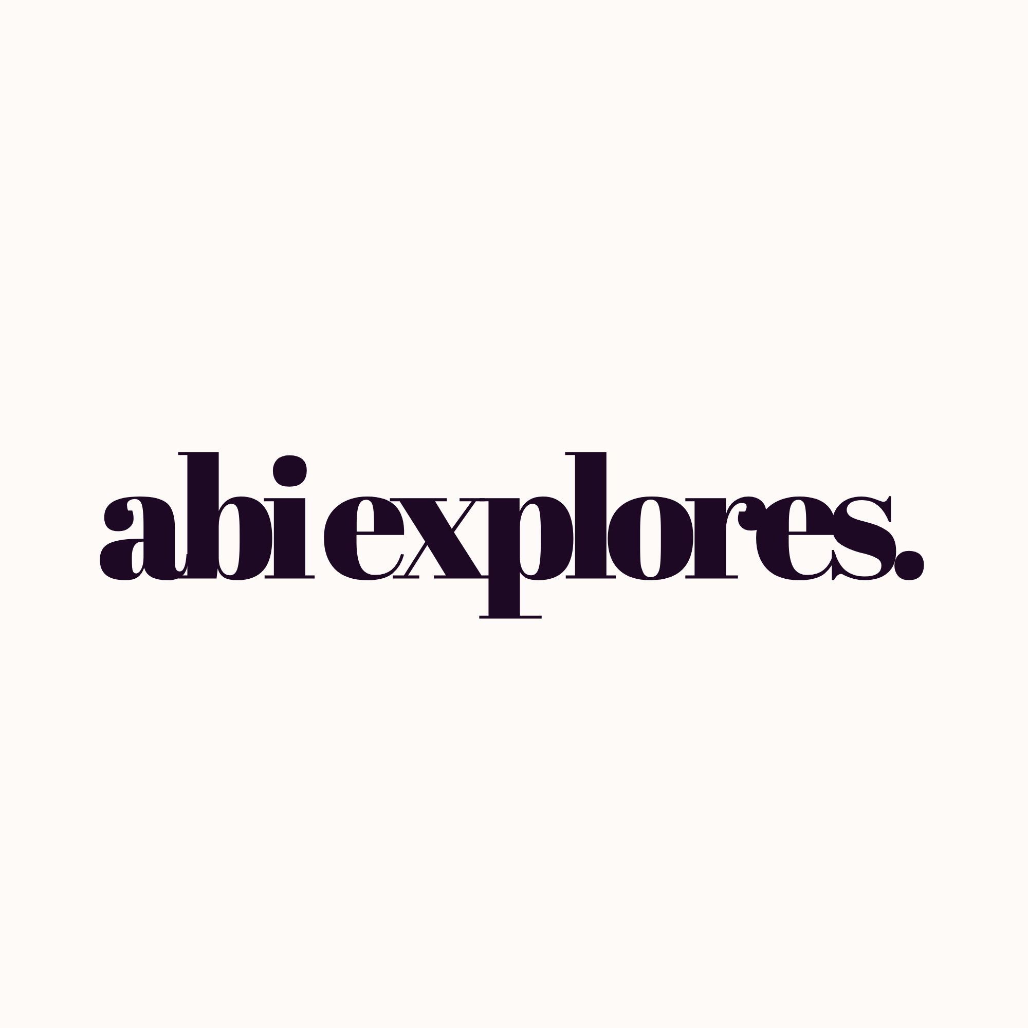 abi explores.